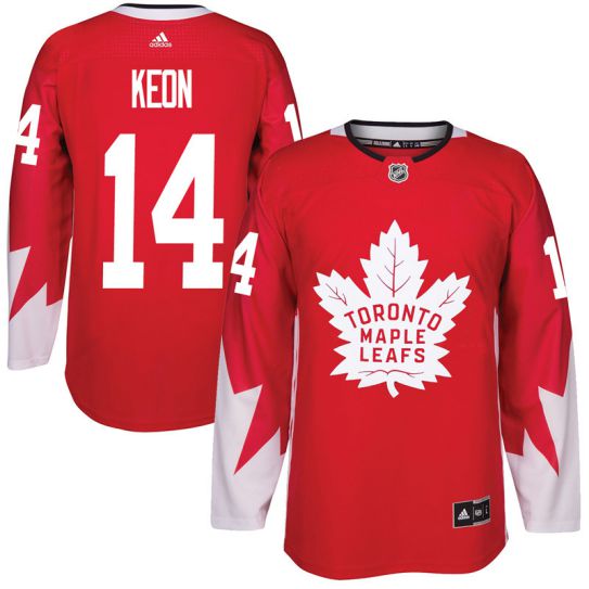 2017 NHL Toronto Maple Leafs Men #14 Dave Keon red jersey